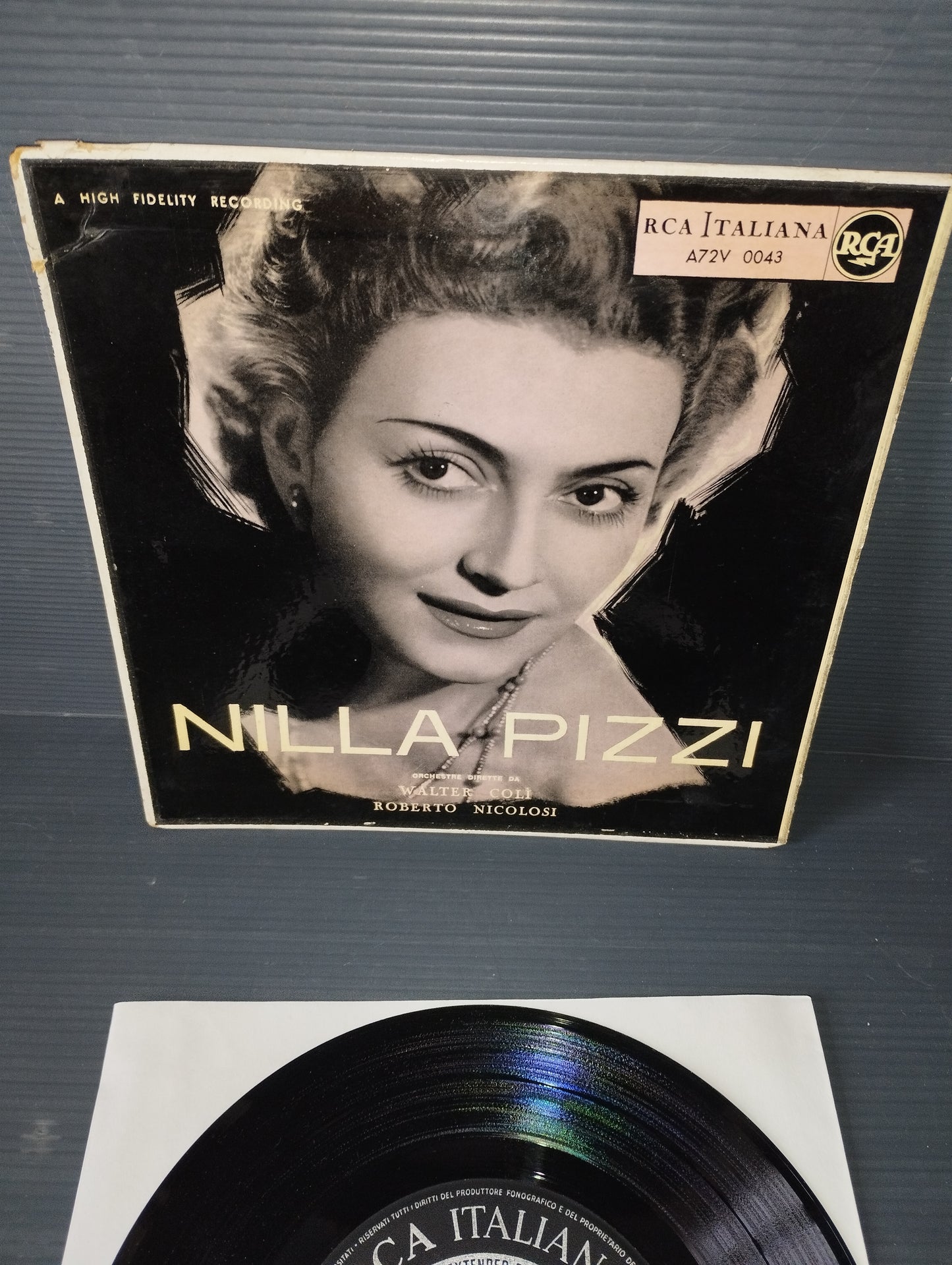 Nilla Pizzi' Eponymous Ep 45 Laps

 Published by RCA code A72V-0043