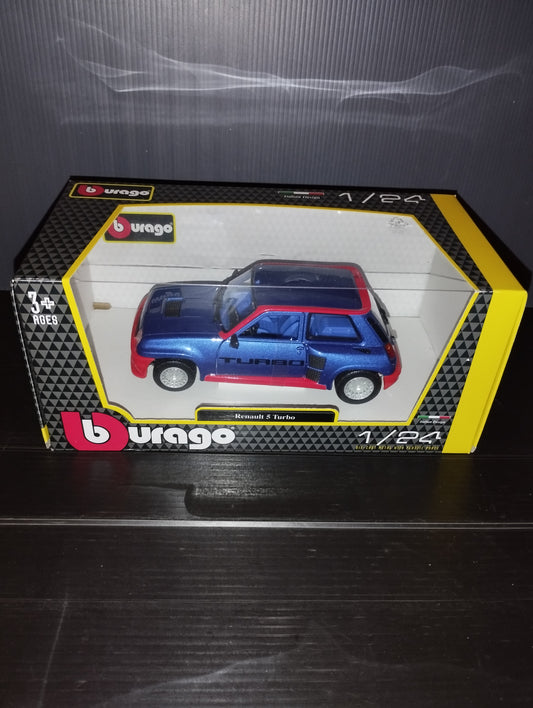 Renault 5 Turbo model

 Produced by Burago

 Scale 1:24