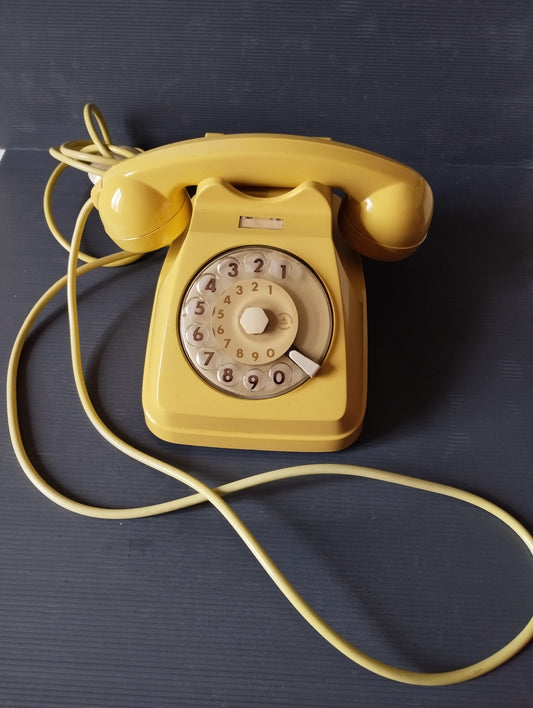 Vintage SIP telephone

 Yellow color