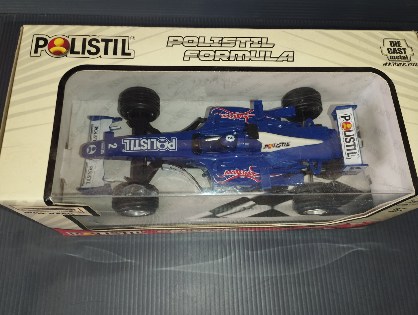 Formula Polistil model

 Die Cast Metal with plastic parts