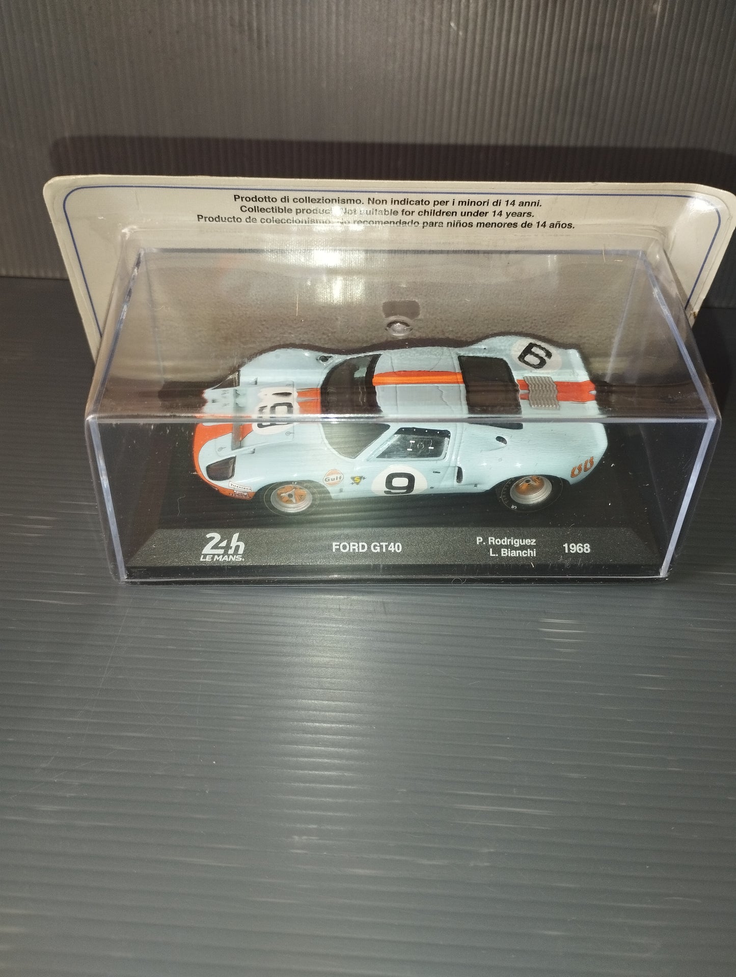 Ford GT 40 1968 Rodriguez/Bianchi model

 Scale 1:43