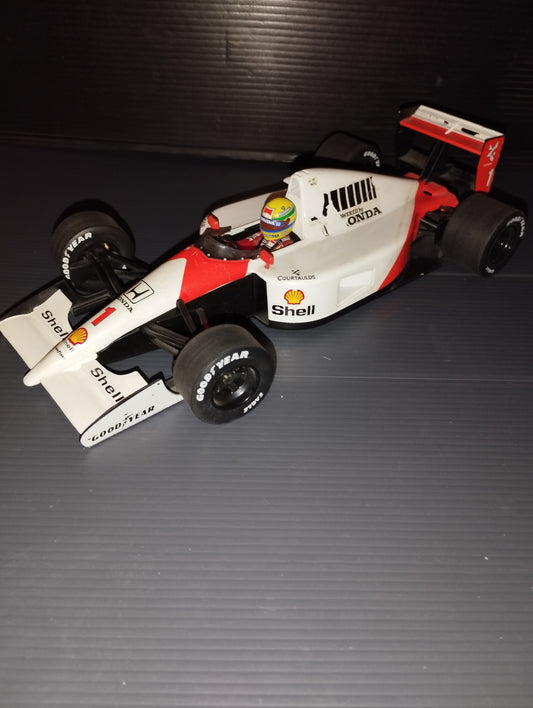 McLaren MP4/6 Honda V12 1991 Ayrton Senna model

 Produced by LANG

 1:18 scale