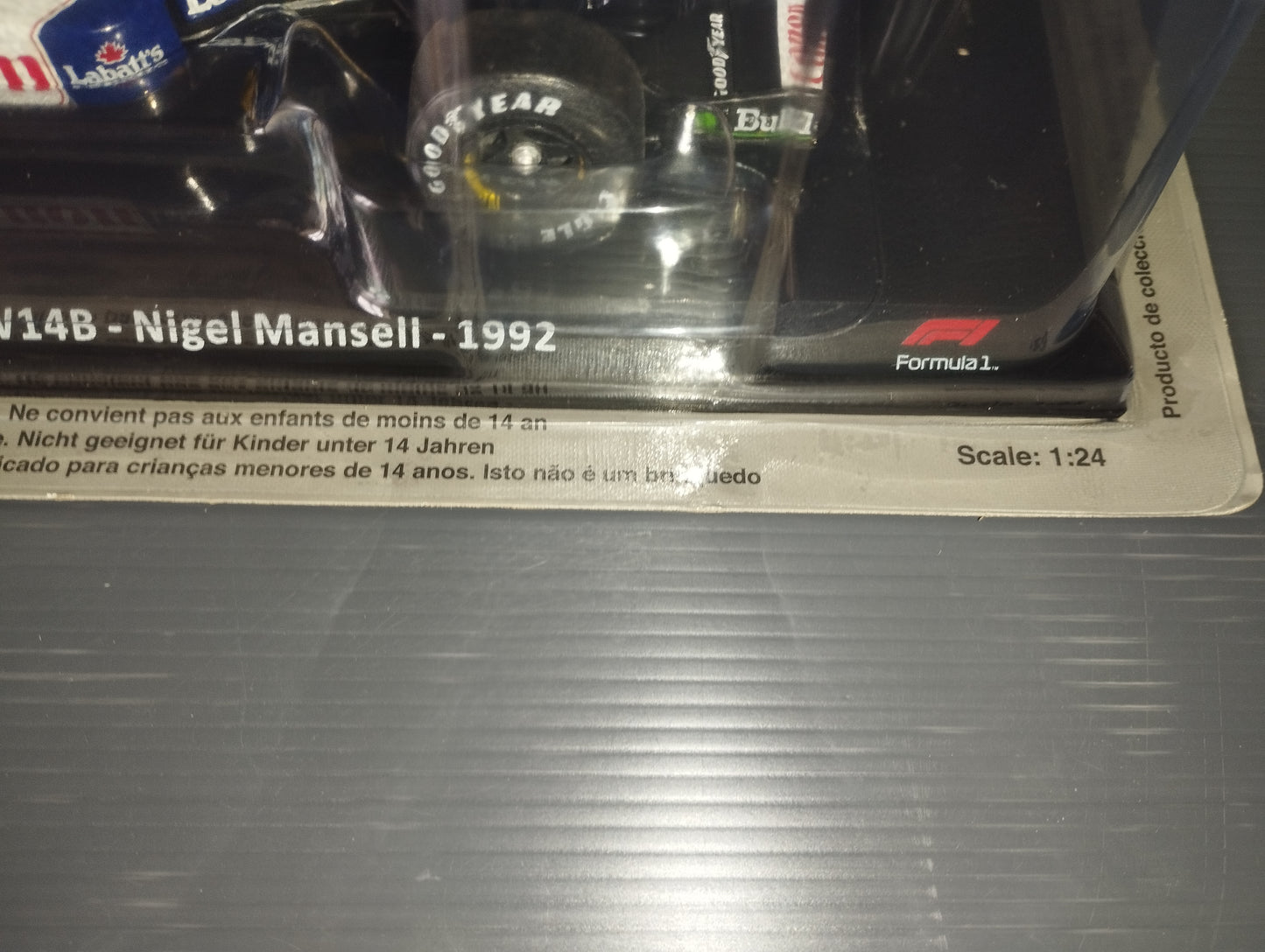 Williams FW14B Nigel Mansell model

 Scale 1:24