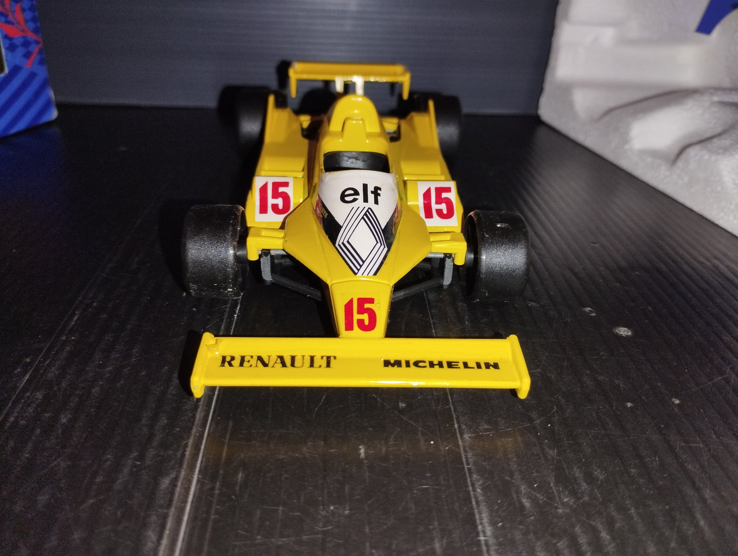 Renault RE30 Alain Prost model

 Produced by Tonka Polistil Cod.SN 54

 Scale 1:23