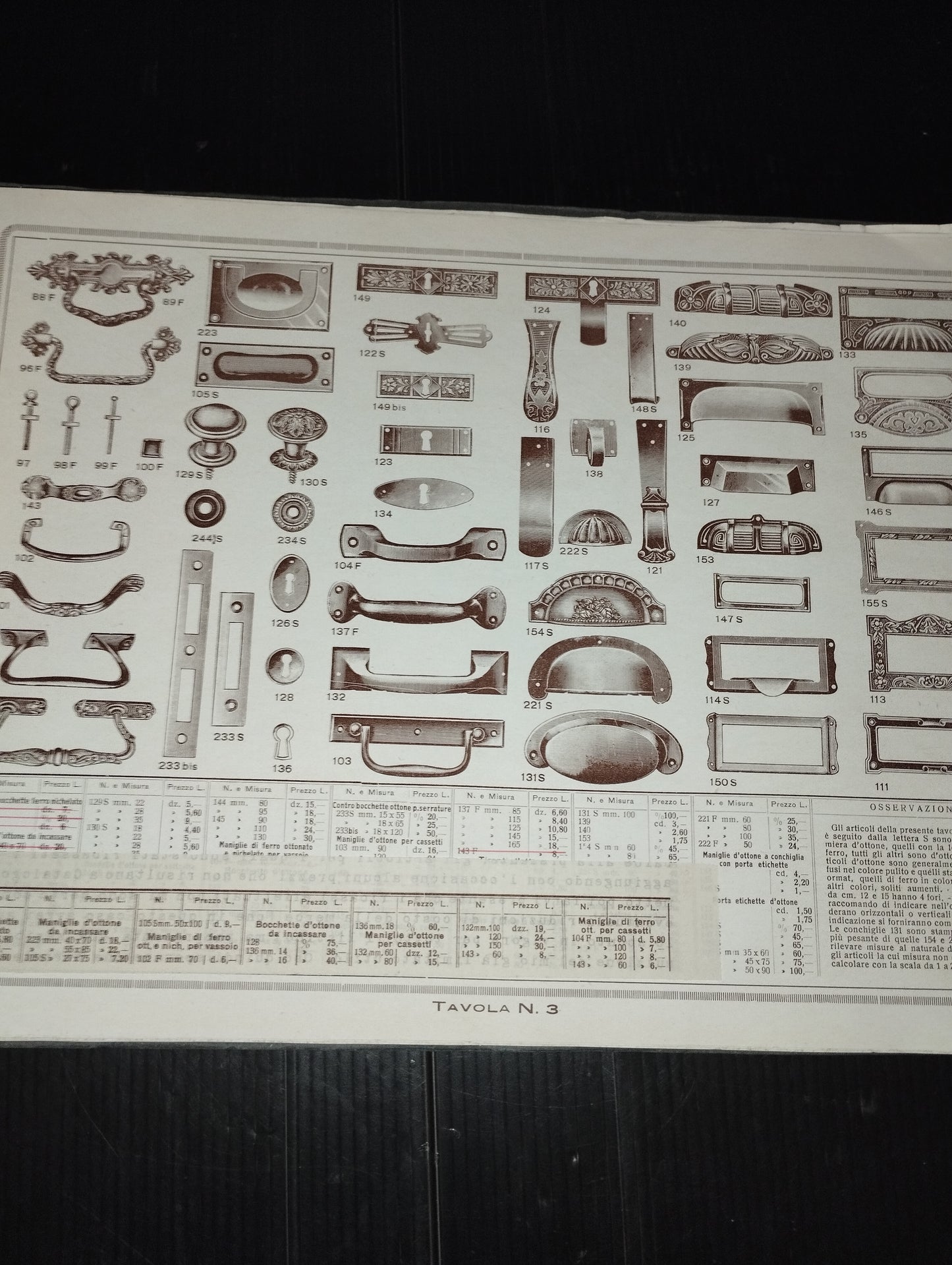 Antico Catalogo Sacchi Aldo Milano

Stabilimento Meccanico per la Lavorazione Artistica dei Metalli

Edizione anno 1927