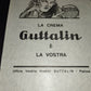 Guttalin cream for shoes. Padua

 Advertising tissue paper

 Original from the 40s/50s