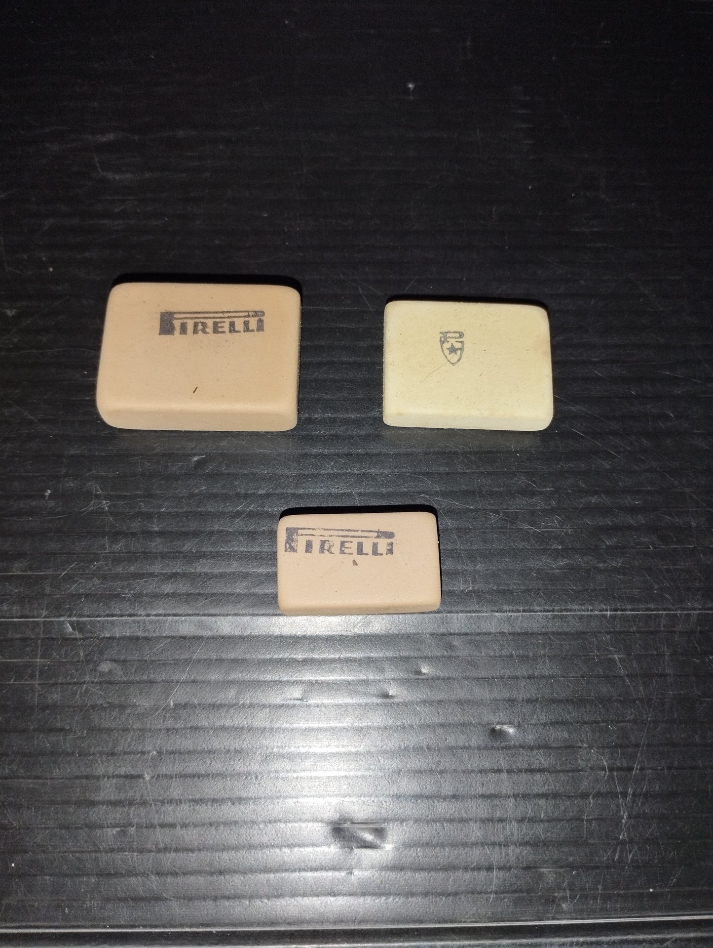 Lot of 3 antique erasers

 Produced by Pirelli