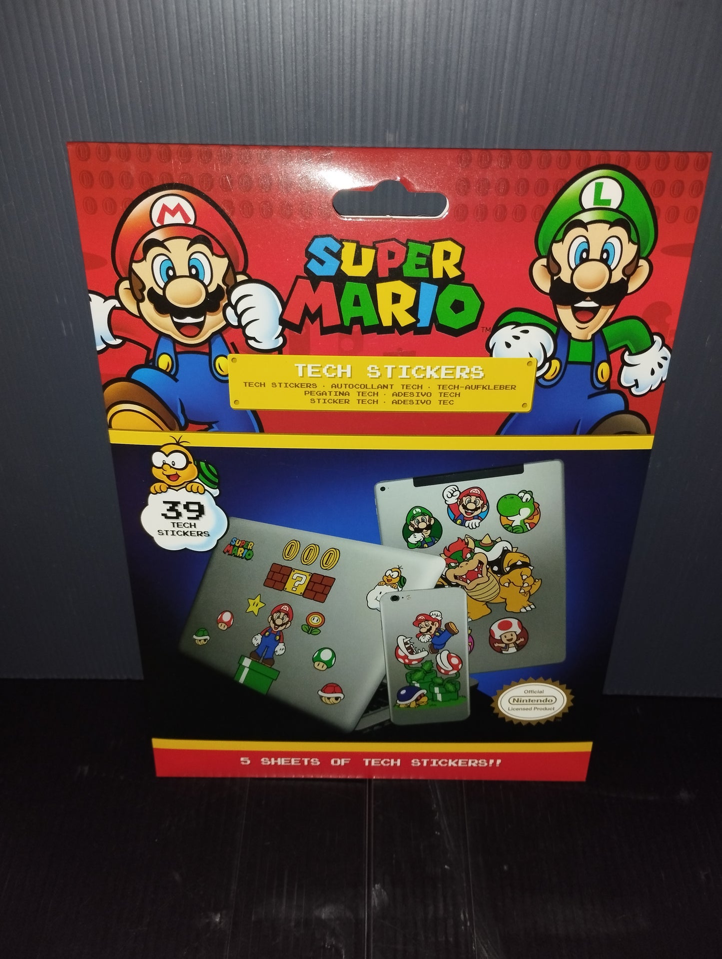 Super Mario 39 Tech Stickers

Official Nintendo Licensed Product