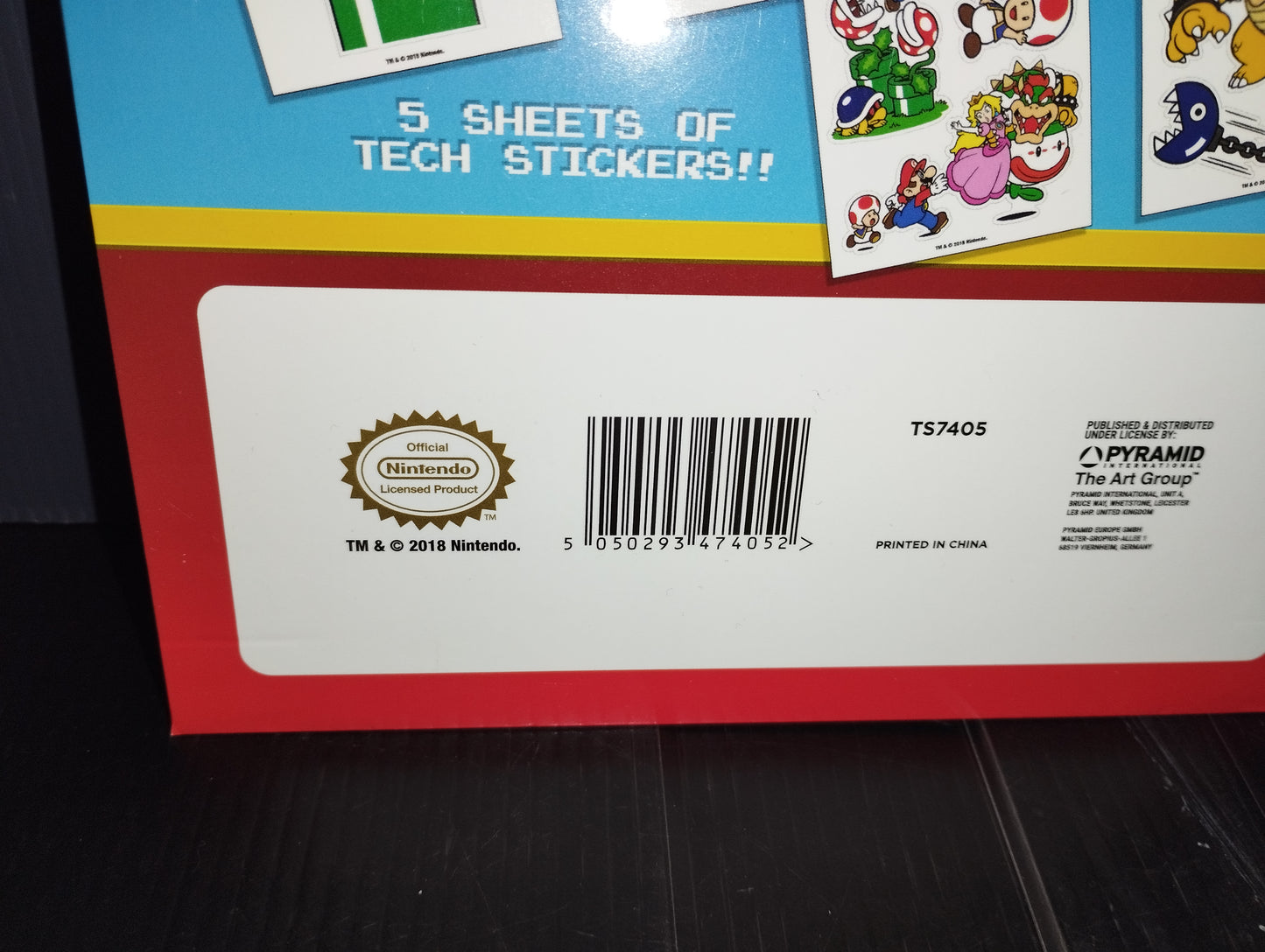 Supermario Stickers Originali Nintendo 39 Adesivi Ufficiali