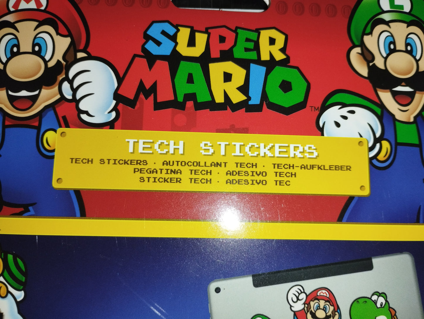 Super Mario 39 Tech Stickers

 Official Nintendo Licensed Product