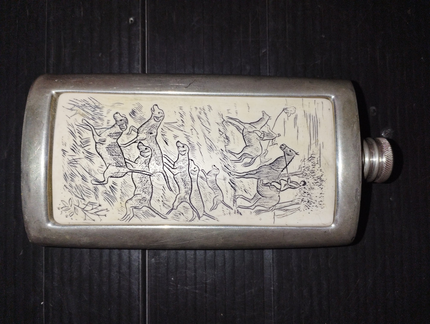 Pewter Flask

 Made in Sheffield England

 Vintage