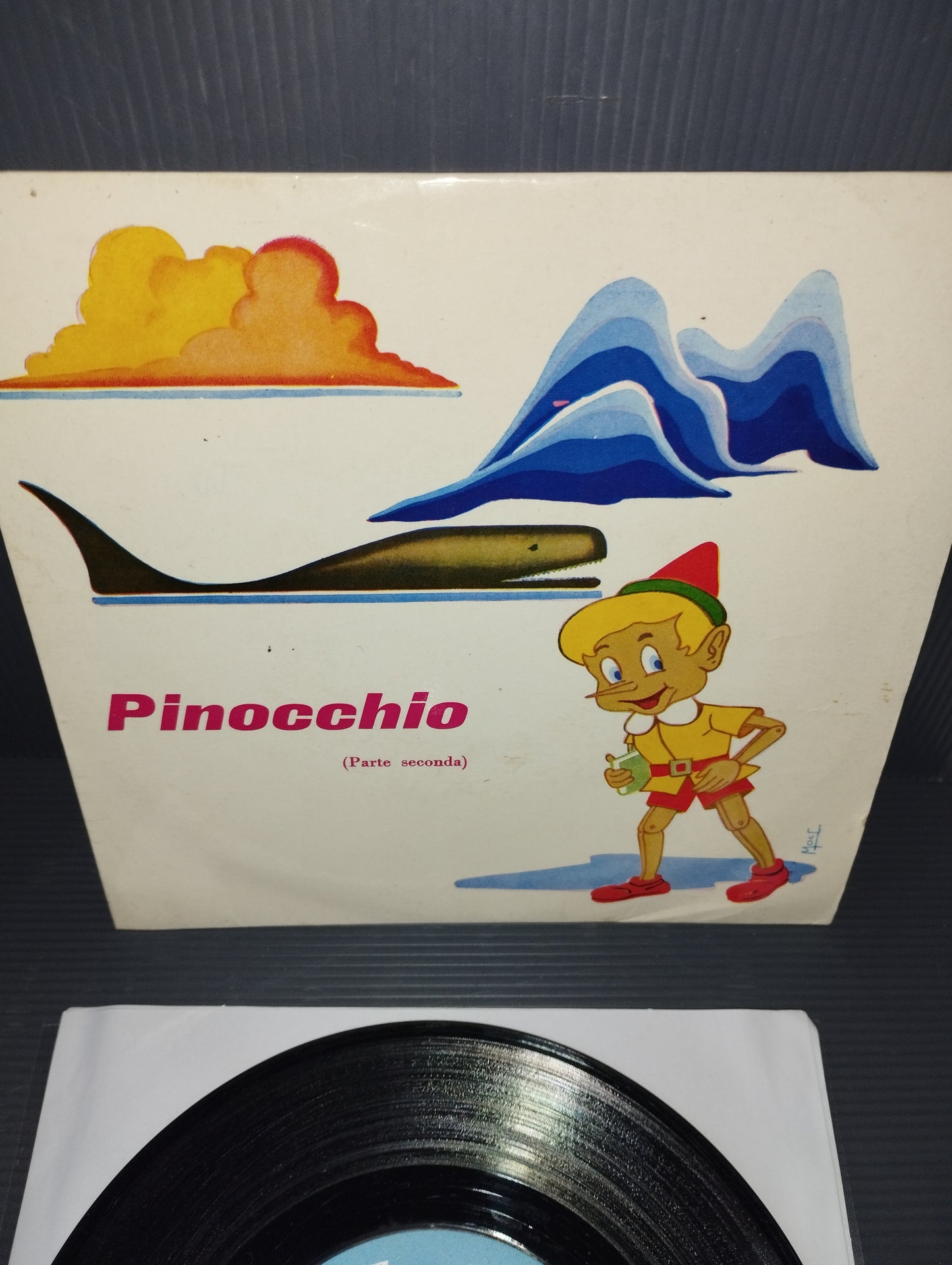 Pinocchio 2 Vinyls 7" 33 RPM
 
Published by Zurli' Cod.ZU110/ZU111

 60's