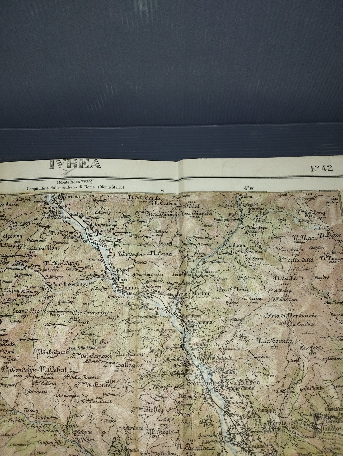 Ancient map on Ivrea paper sheet 42

 scale 1:100,000