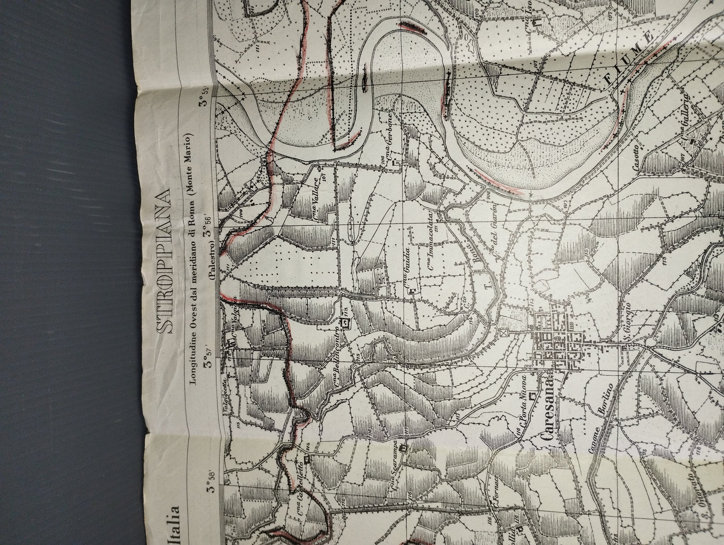 Ancient map on Stroppiana paper sheet 58

 scale 1:25,000