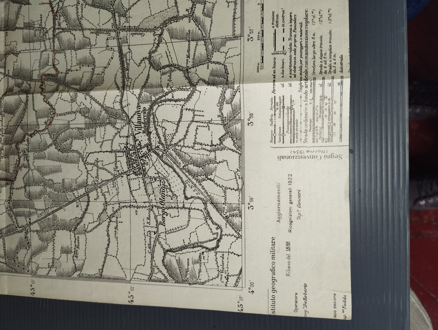 Ancient map on Stroppiana paper sheet 58

 scale 1:25,000