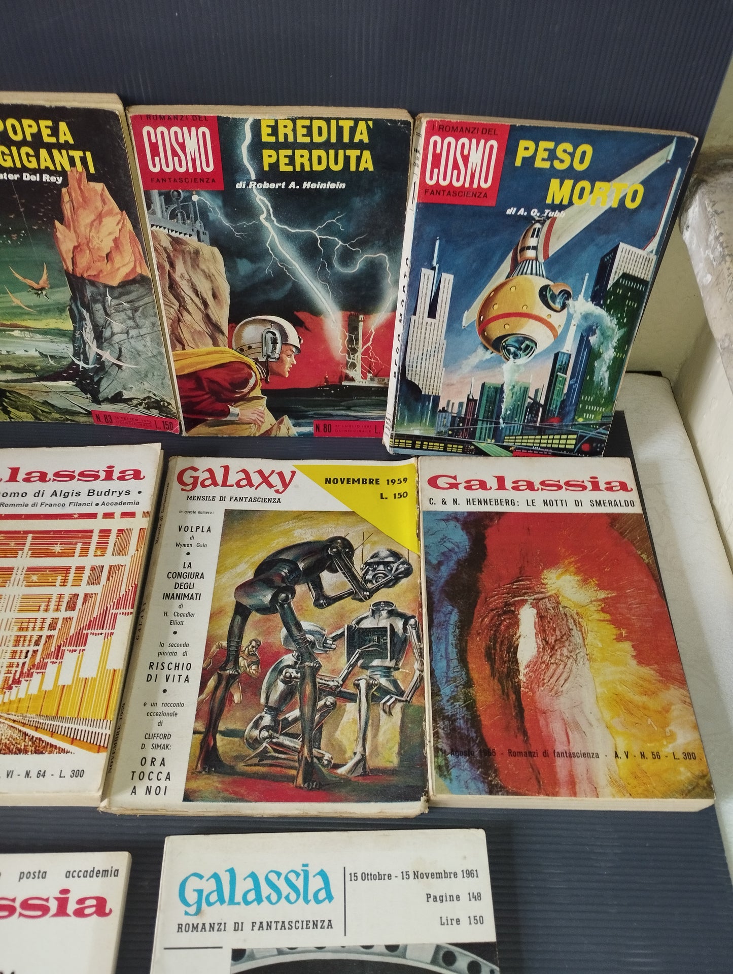 Lotto 10 Romanzi Fantascienza Anni 60

Cosmo/ Galassia/Galaxy