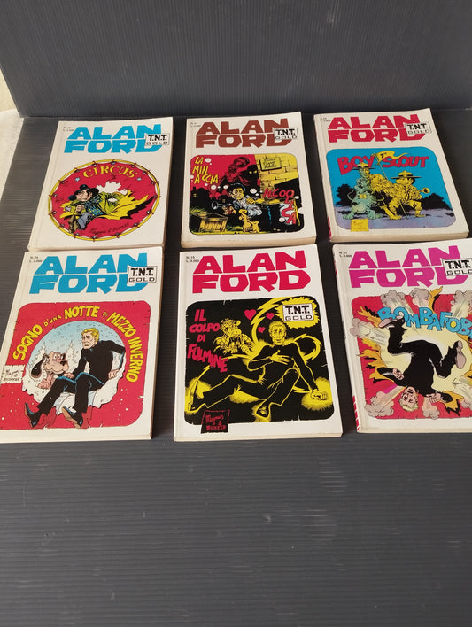 Lot 6 Alan Ford comics

 90's

 Magnus &amp; Bunkers