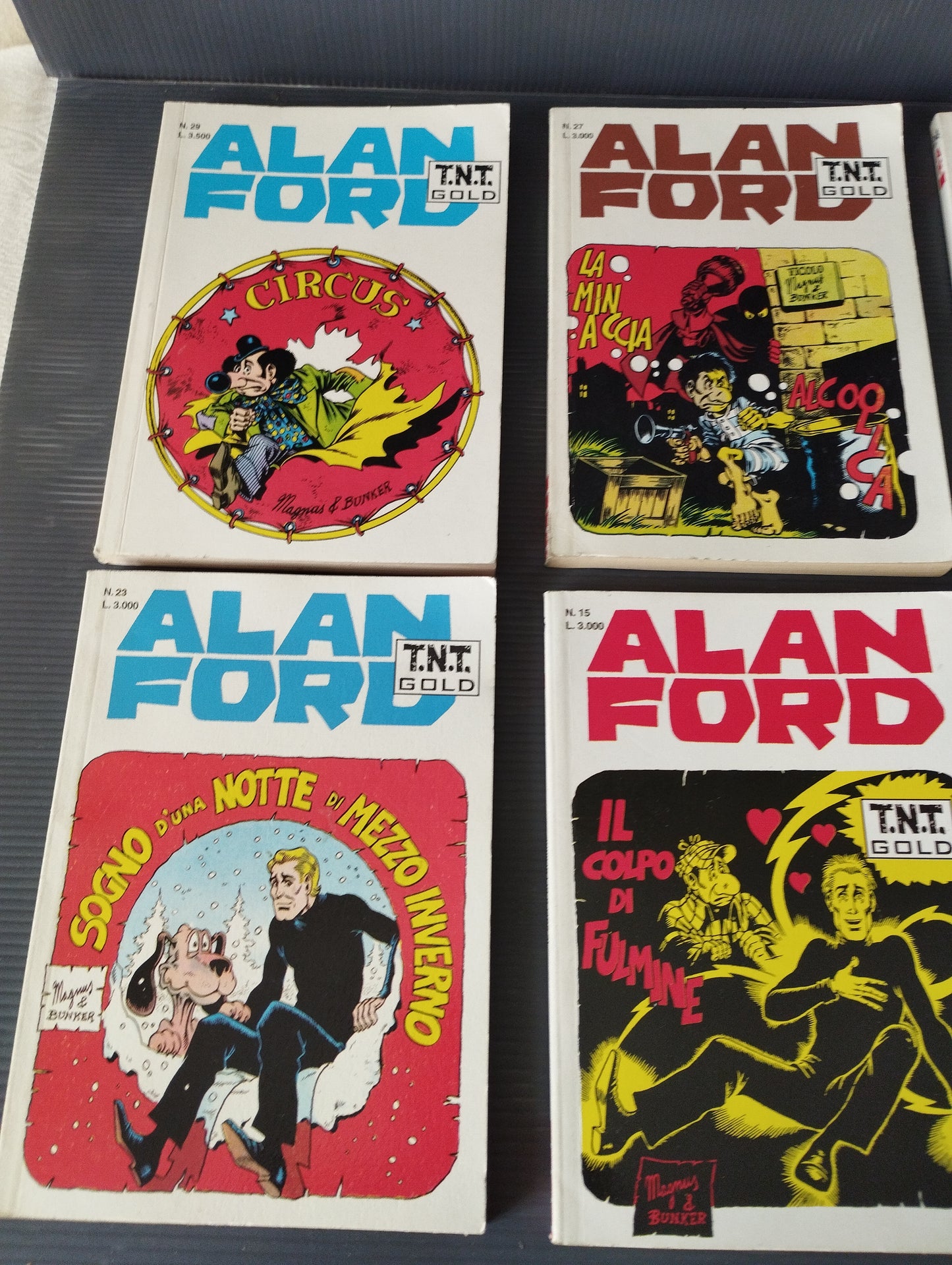 Lot 6 Alan Ford comics

 90's

 Magnus &amp; Bunkers