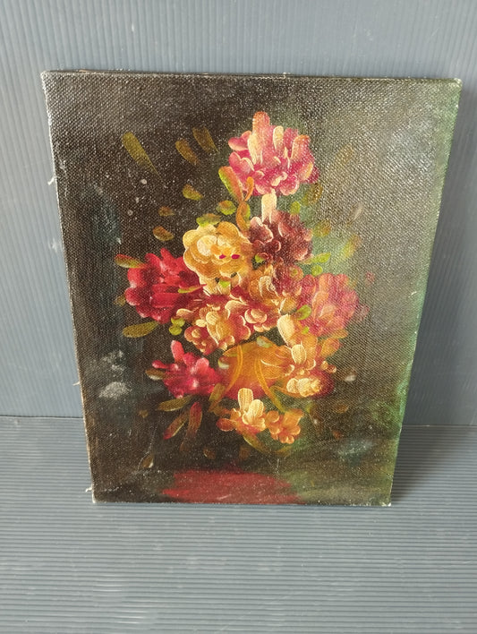 Oil Painting On Canvas

 Subject Flowers

 Without frame