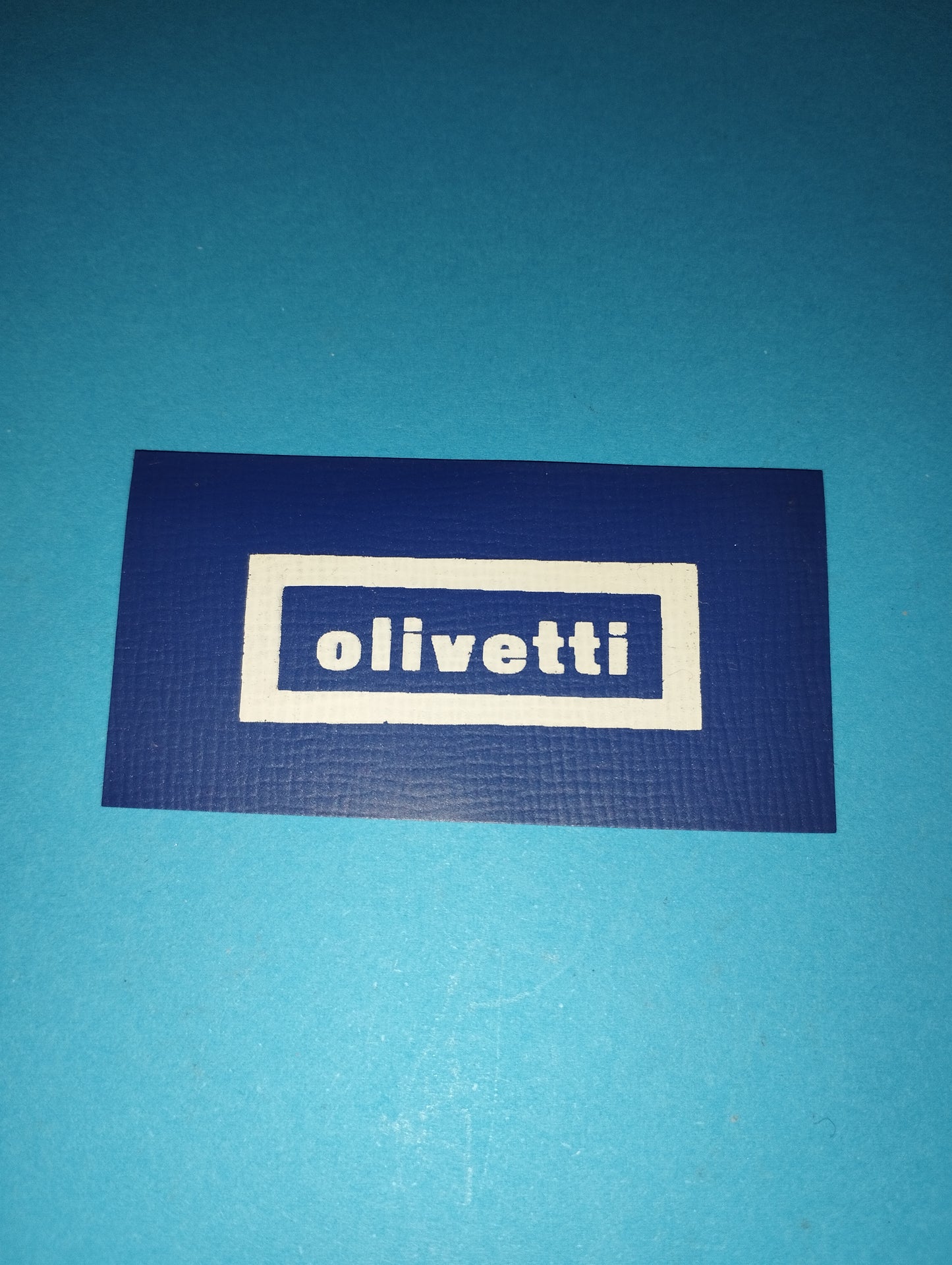 Olivetti Vintage Advertising Plate