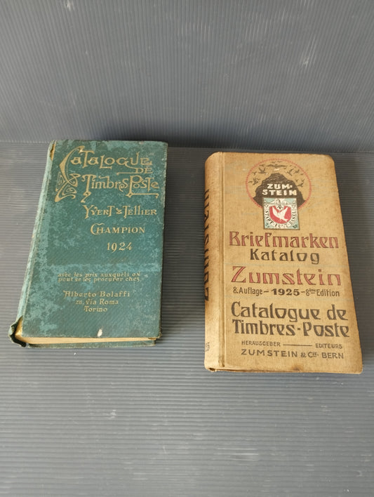 Lot of 2 Ancient Stamp Catalogues