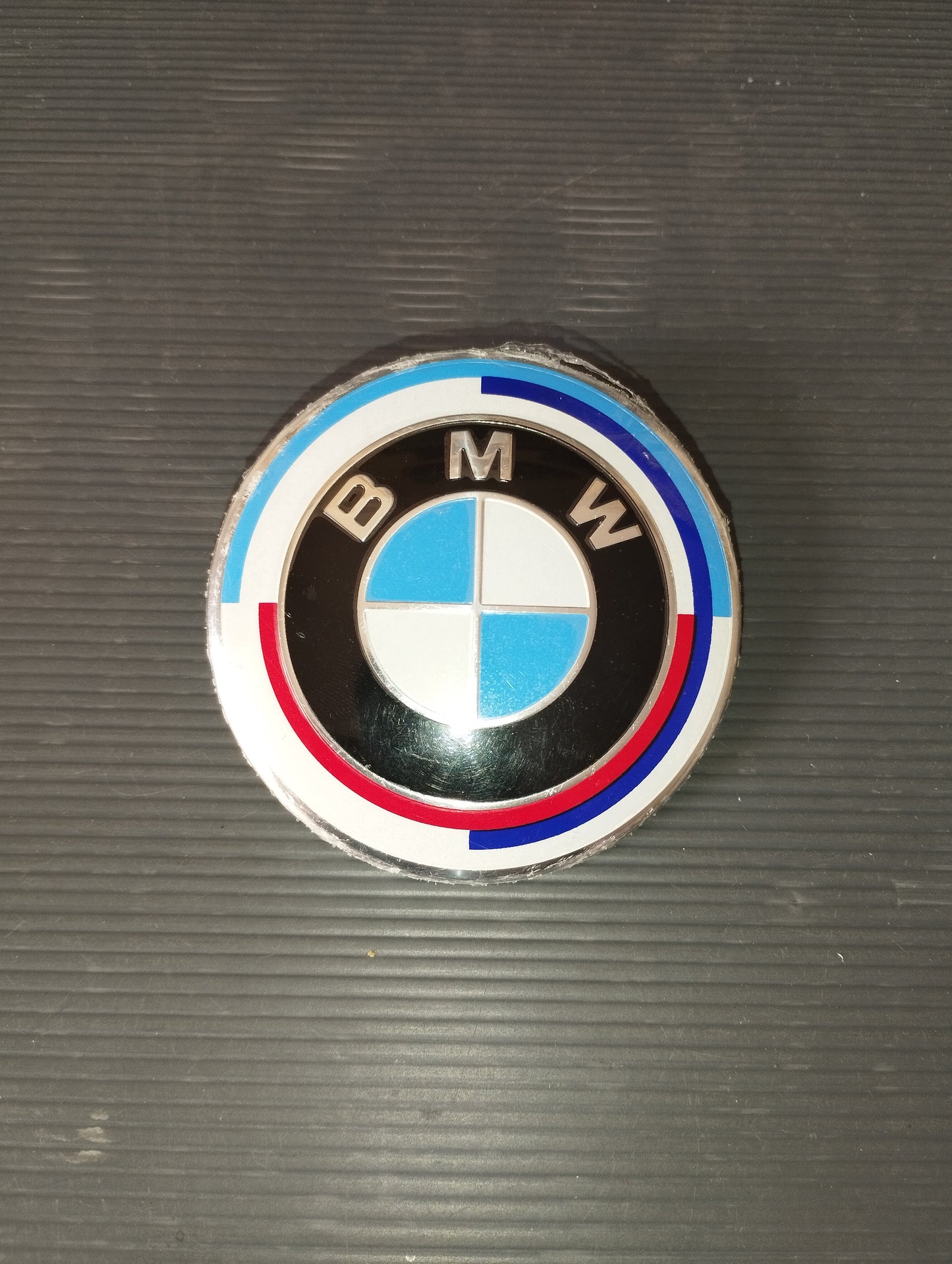 BMW emblem in plastic