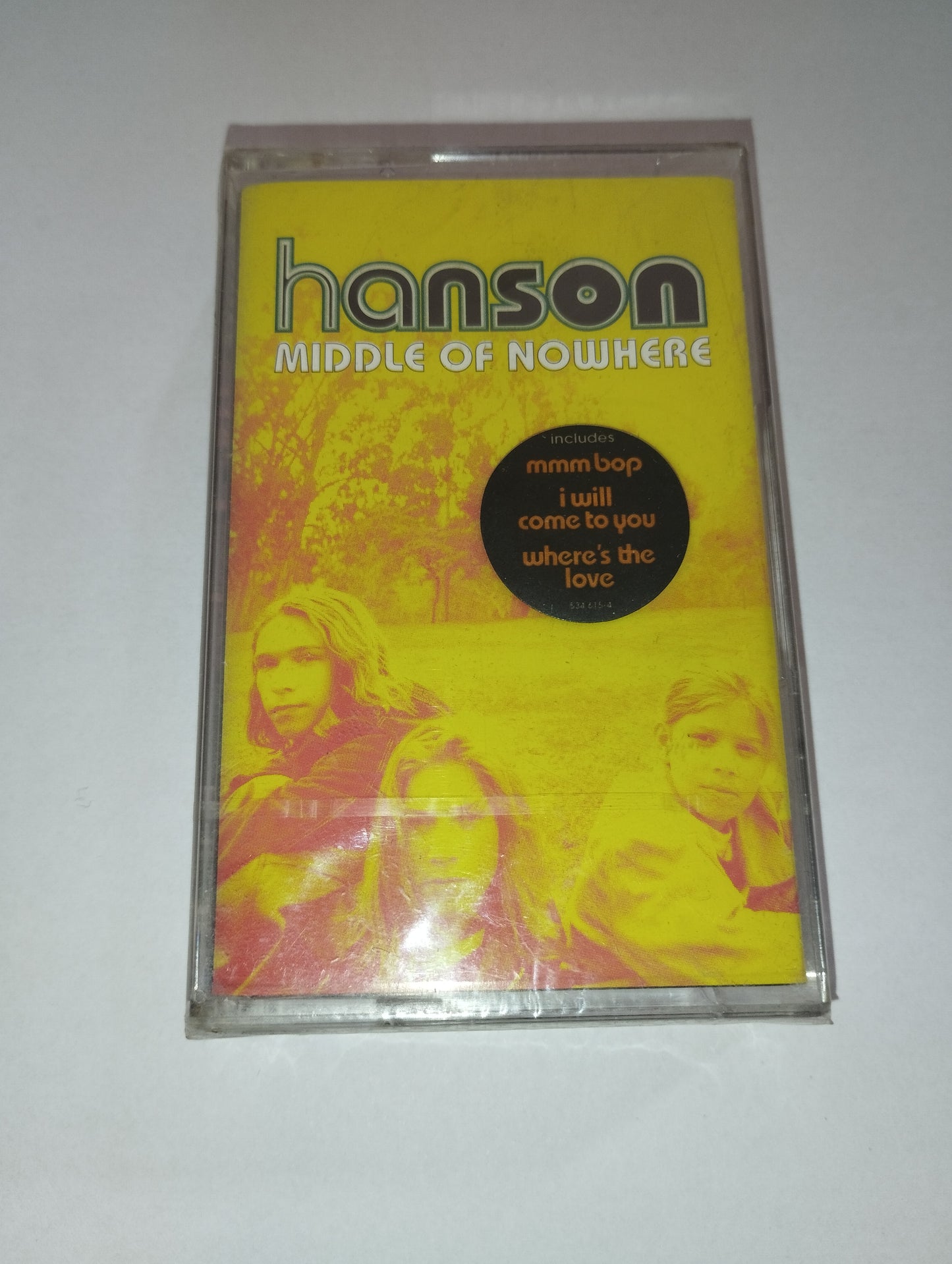 Middle of Nowhere" Hanson Musicassetta

Edita nel 1997 Mercury Records