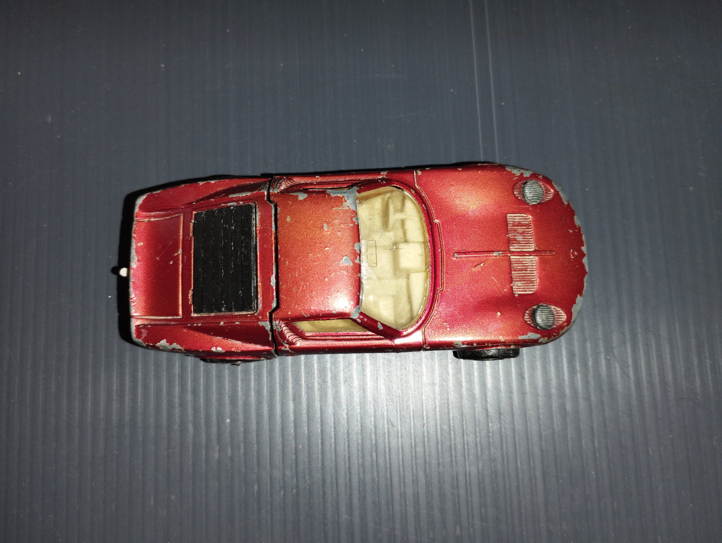 Lamborghini Miura model

 Produced in 1970 by Matchbox Cod.K-24