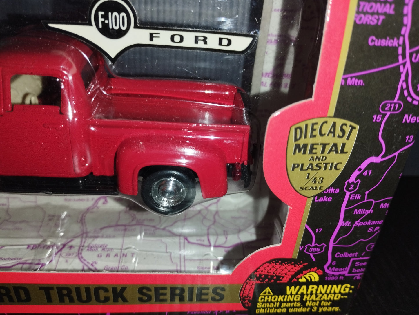 Ford F-100 Van Model

 Scale 1:43

 Produced in 1996 by Road Champs