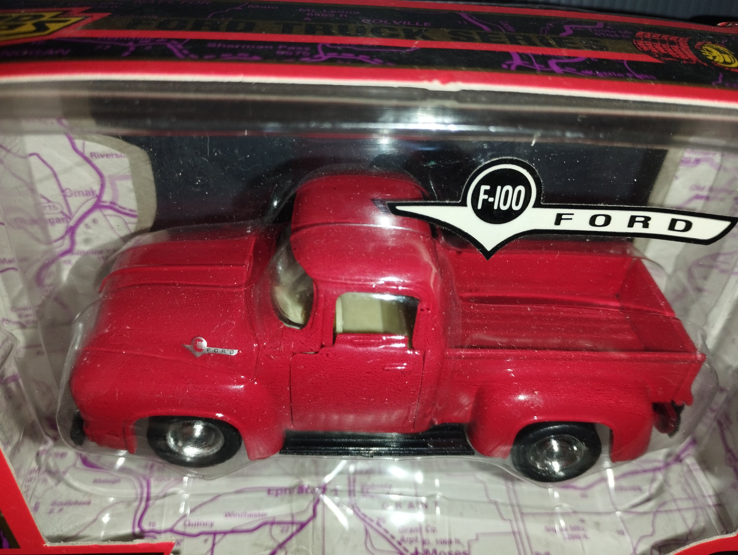 Ford F-100 Van Model

 Scale 1:43

 Produced in 1996 by Road Champs