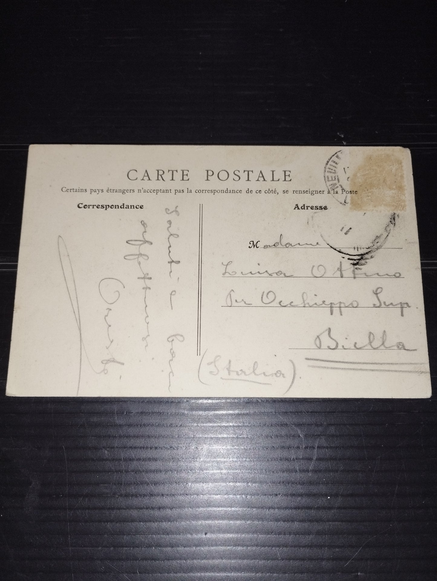 Antique Postcard Neuilly sur Seine Monument des Aeronautes