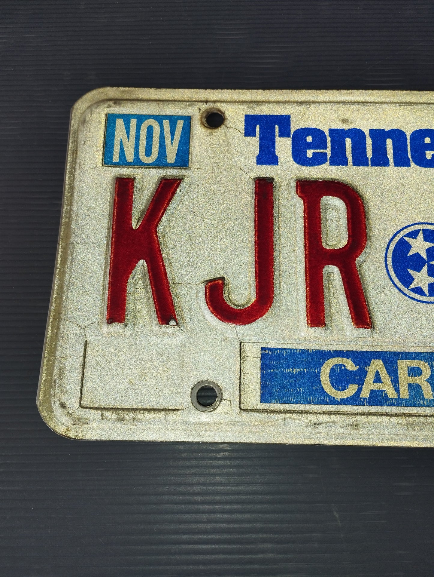 Original Tennessee USA vehicle license plate