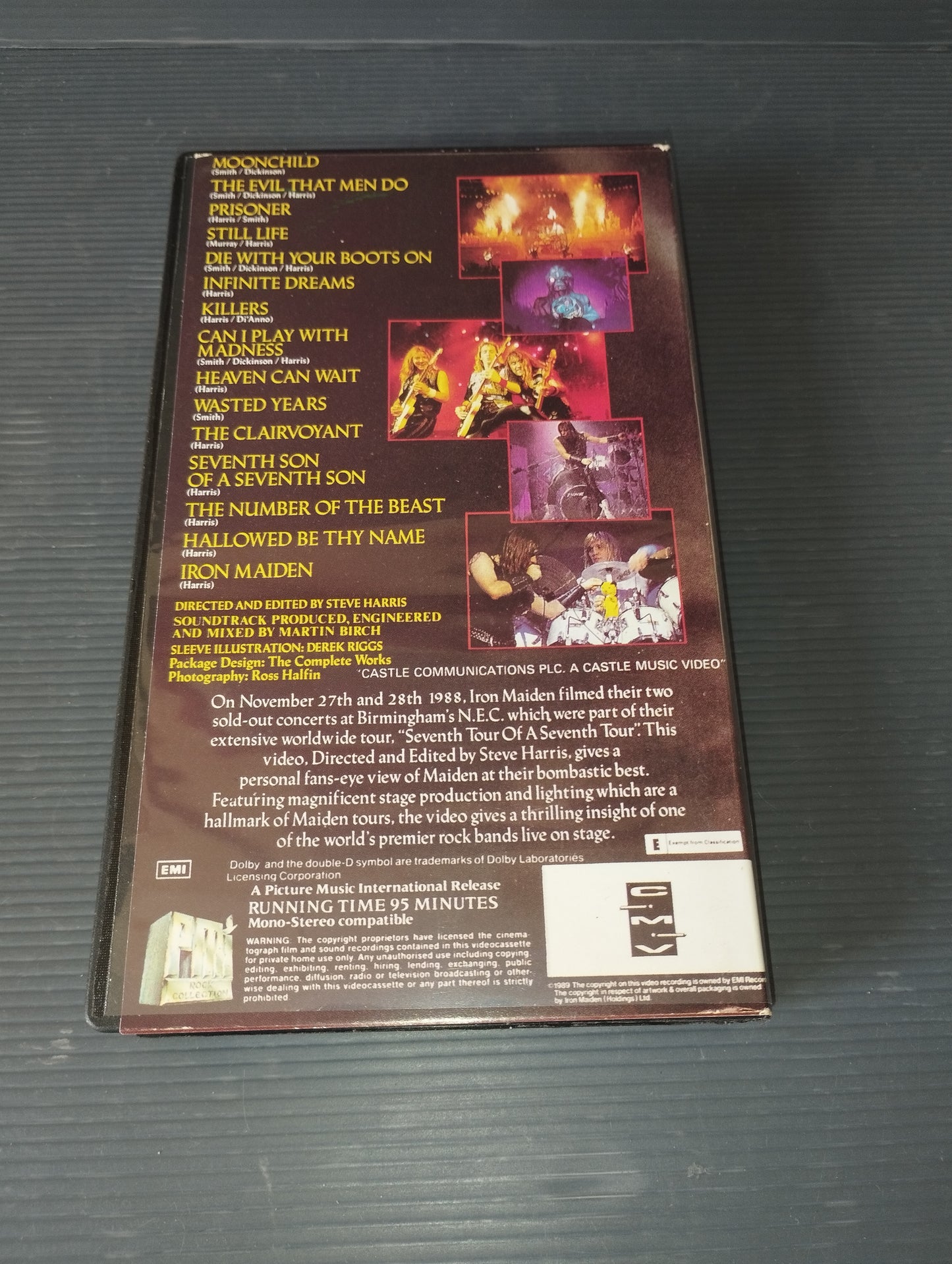 Iron Maiden Maiden England VHS