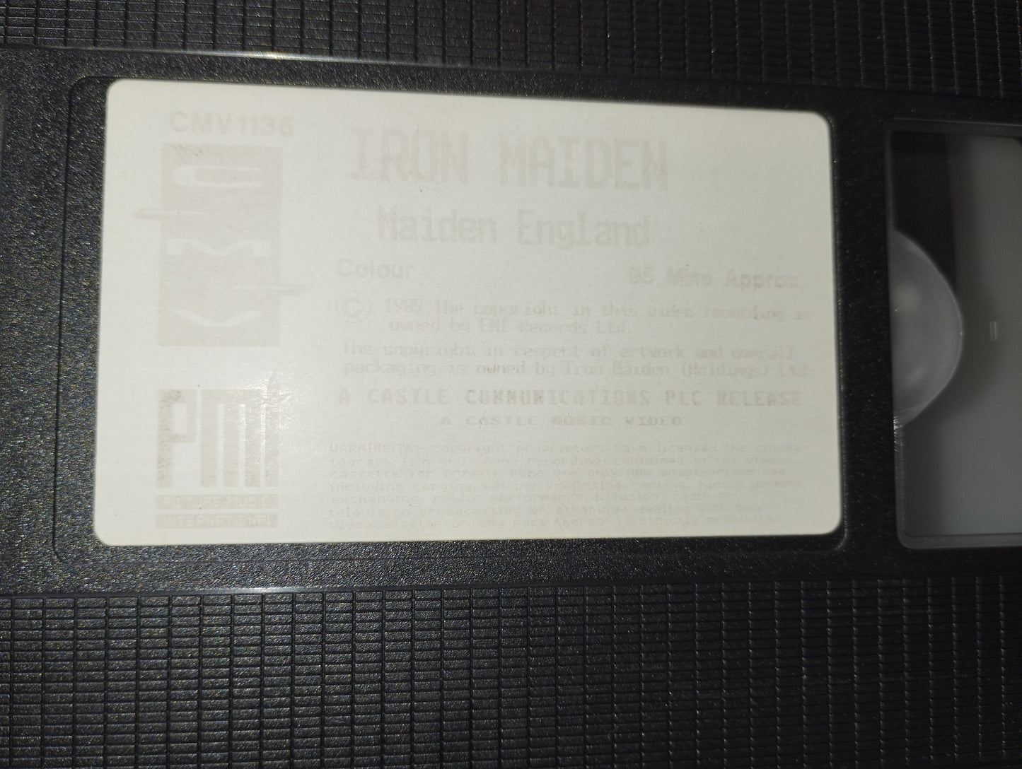 Iron Maiden Maiden England VHS