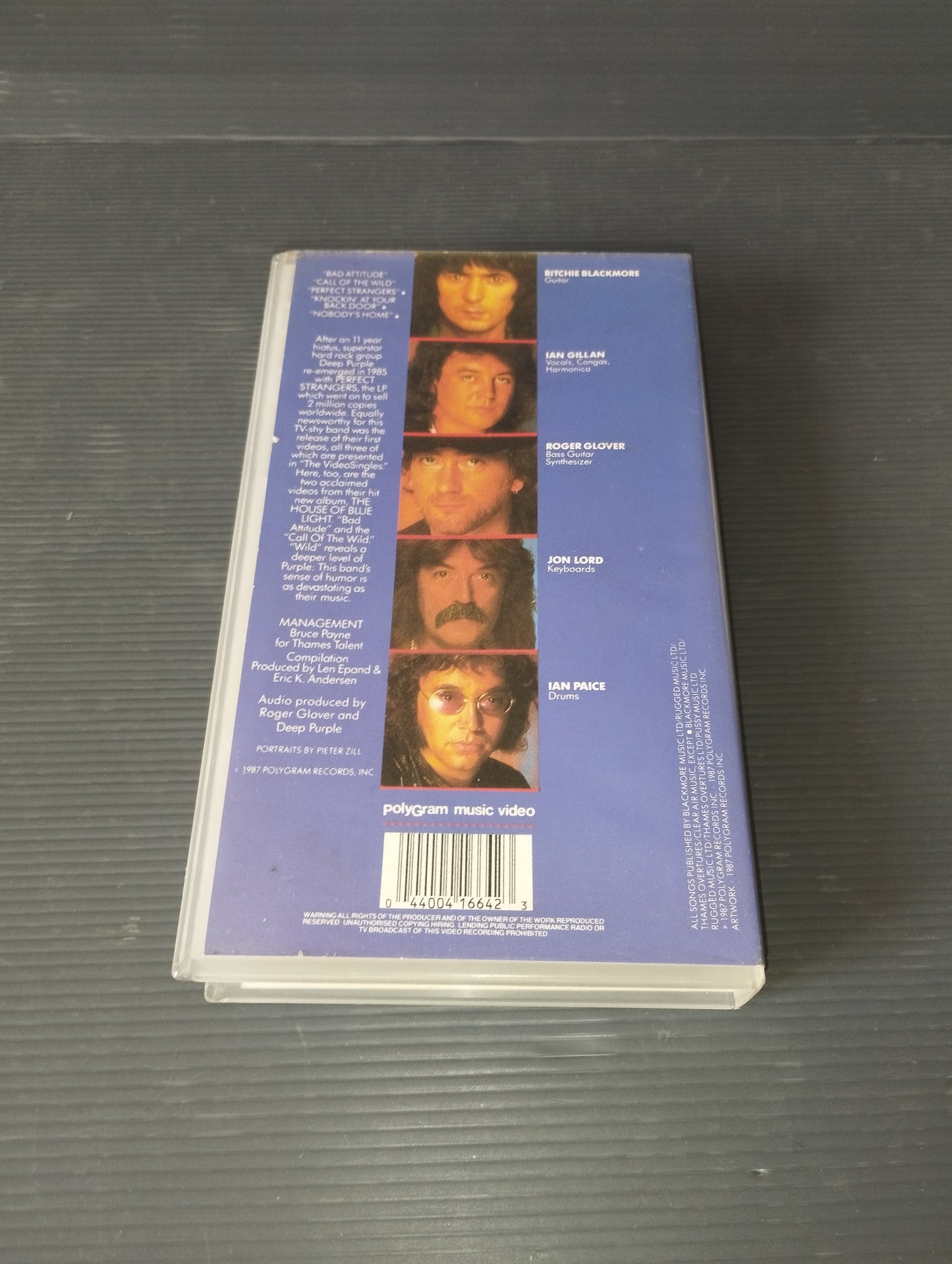 Deep Purple the Videosingles VHS