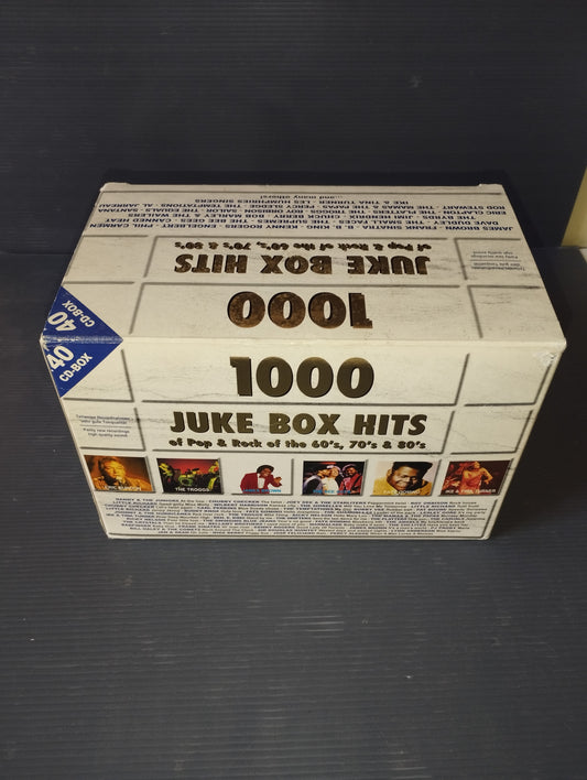 Box set of 1000 Juke Box Hits 40 CDs

 Pop and Rock of the 60s/70s/80s