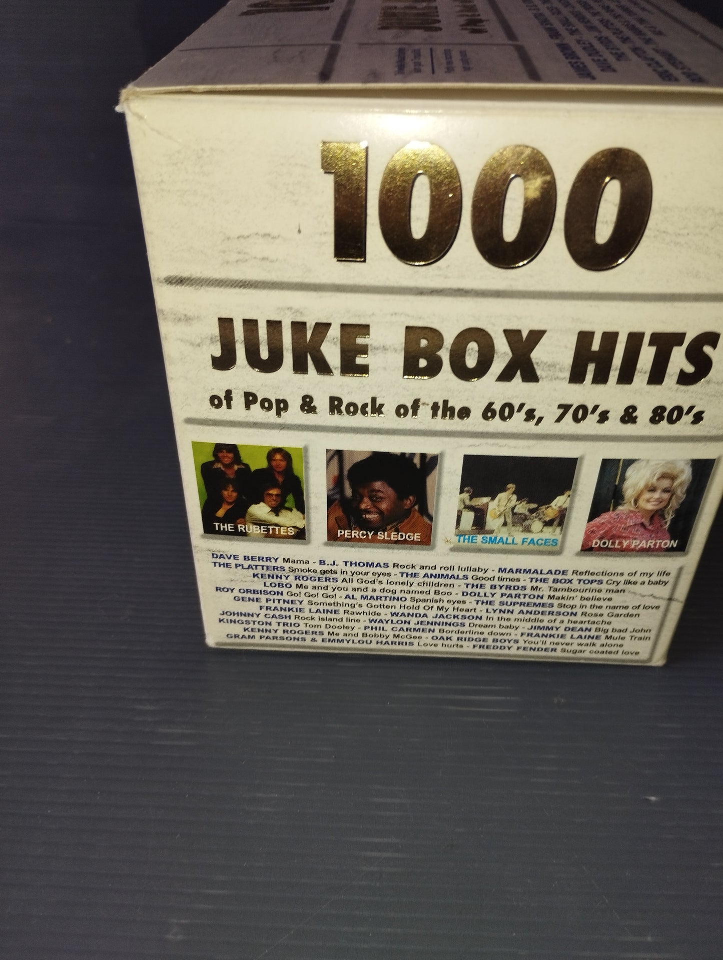 Box set of 1000 Juke Box Hits 40 CDs

 Pop and Rock of the 60s/70s/80s