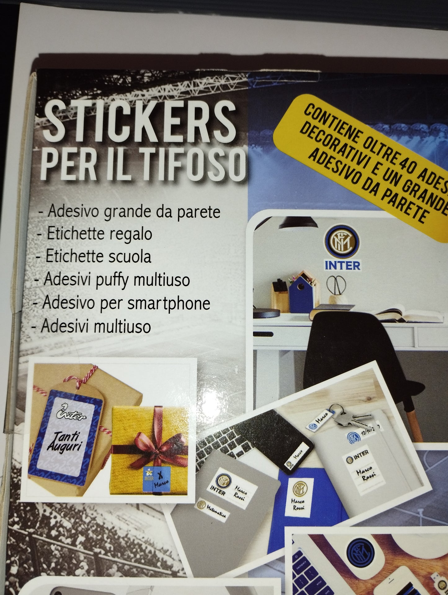 Inter Cofanetto Stickers Per Il Tifoso Limited Edition