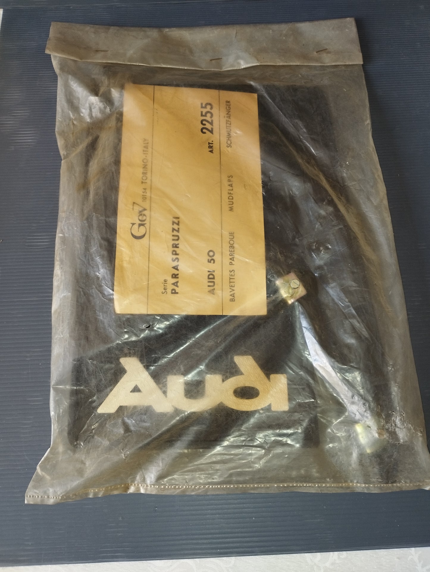 Paraspruzzi Per Audi 50

Prodotti da Gev Torino

Anni 70