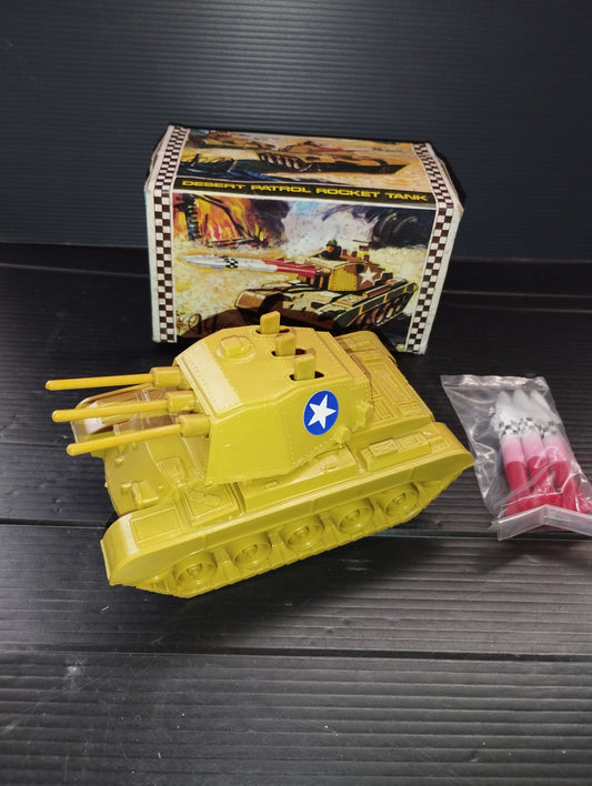 Modellino Desert Patrol Rocket Tank

In Plastica

Anni 70