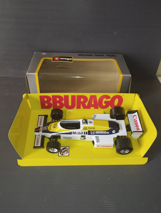Williams FW08C Turbo model produced by Bburago code 6105

 Scale 1:24