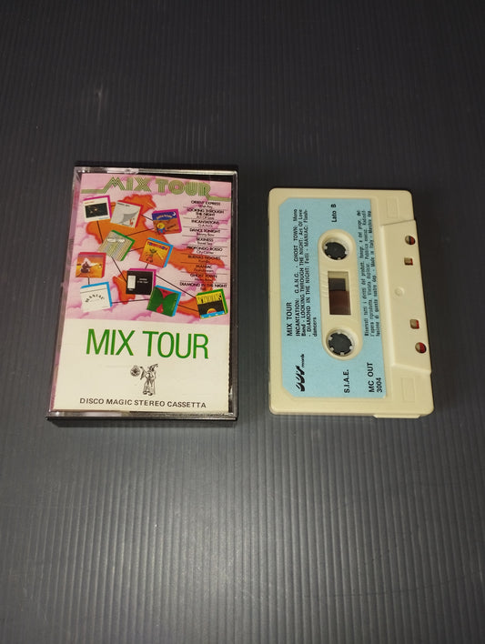 Mix Tour" Musicassetta Electronic

Edita nel 1983 da Disco Magic Cod.MC109/MC OUT 3004