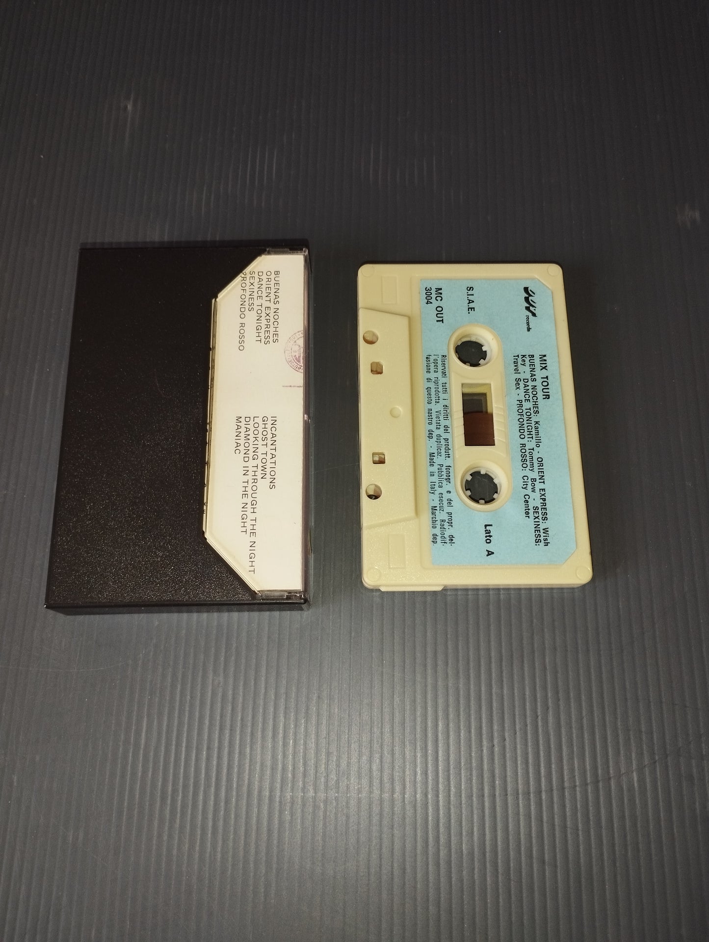 Mix Tour" Electronic Music Cassette

 Published in 1983 by Disco Magic Code MC109/MC OUT 3004