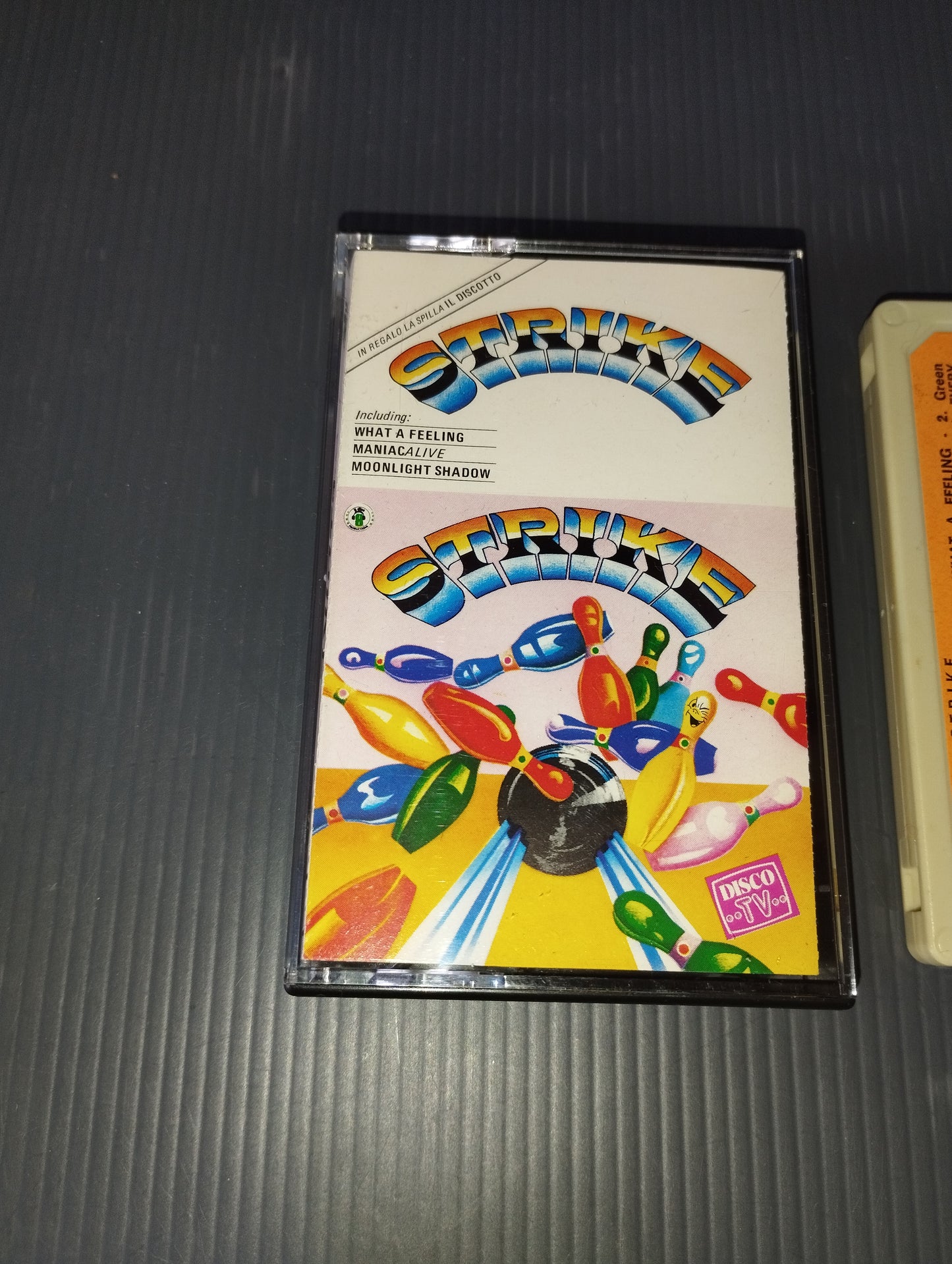 Strike" Electronic Music Cassette

 Published in 1983 by Disc8 Cod.MC 1030

 Genre: Electronic