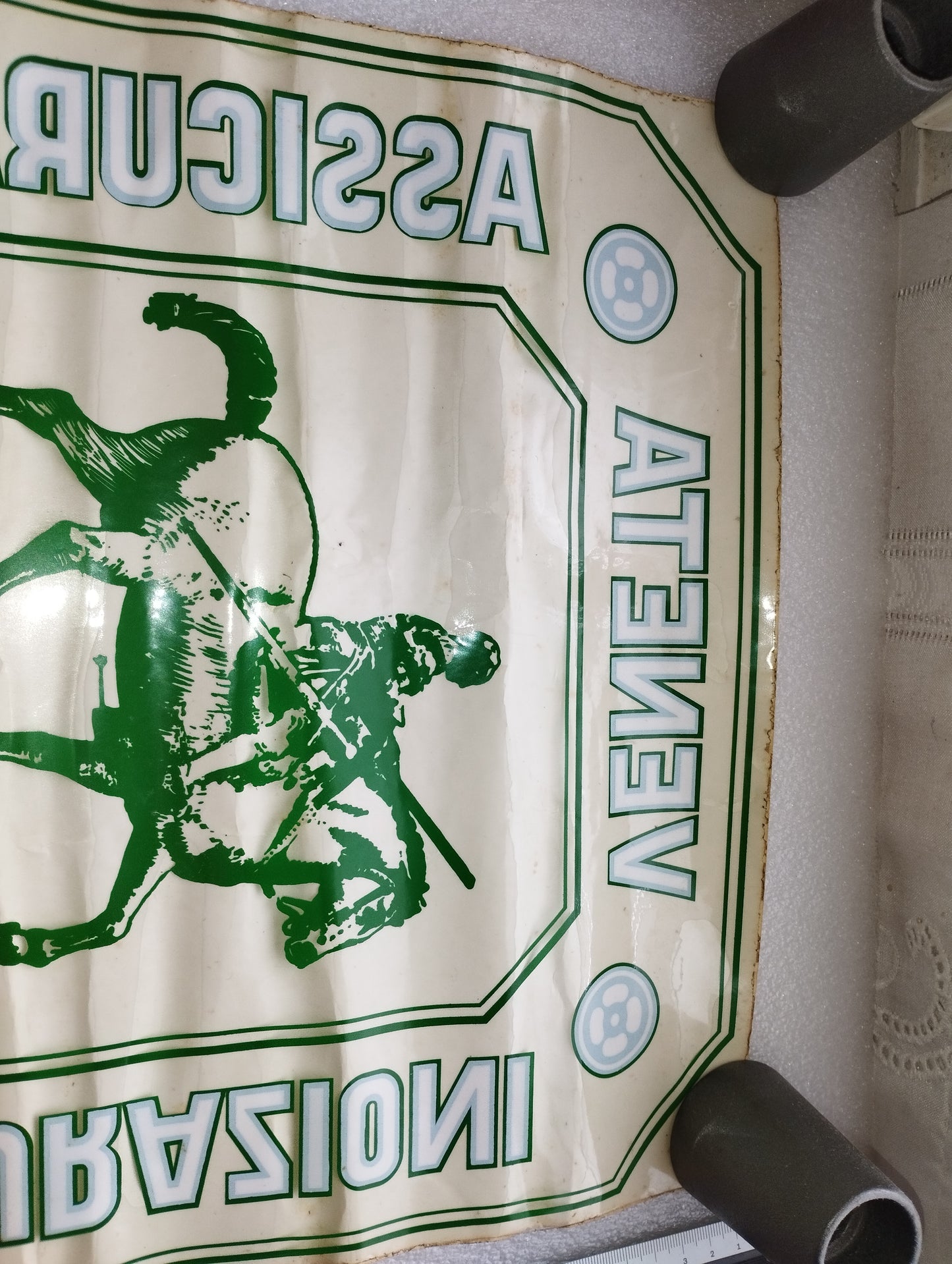 Original Veneta Assicurazioni window sticker from the 1980s

 Dimensions 43 x 35