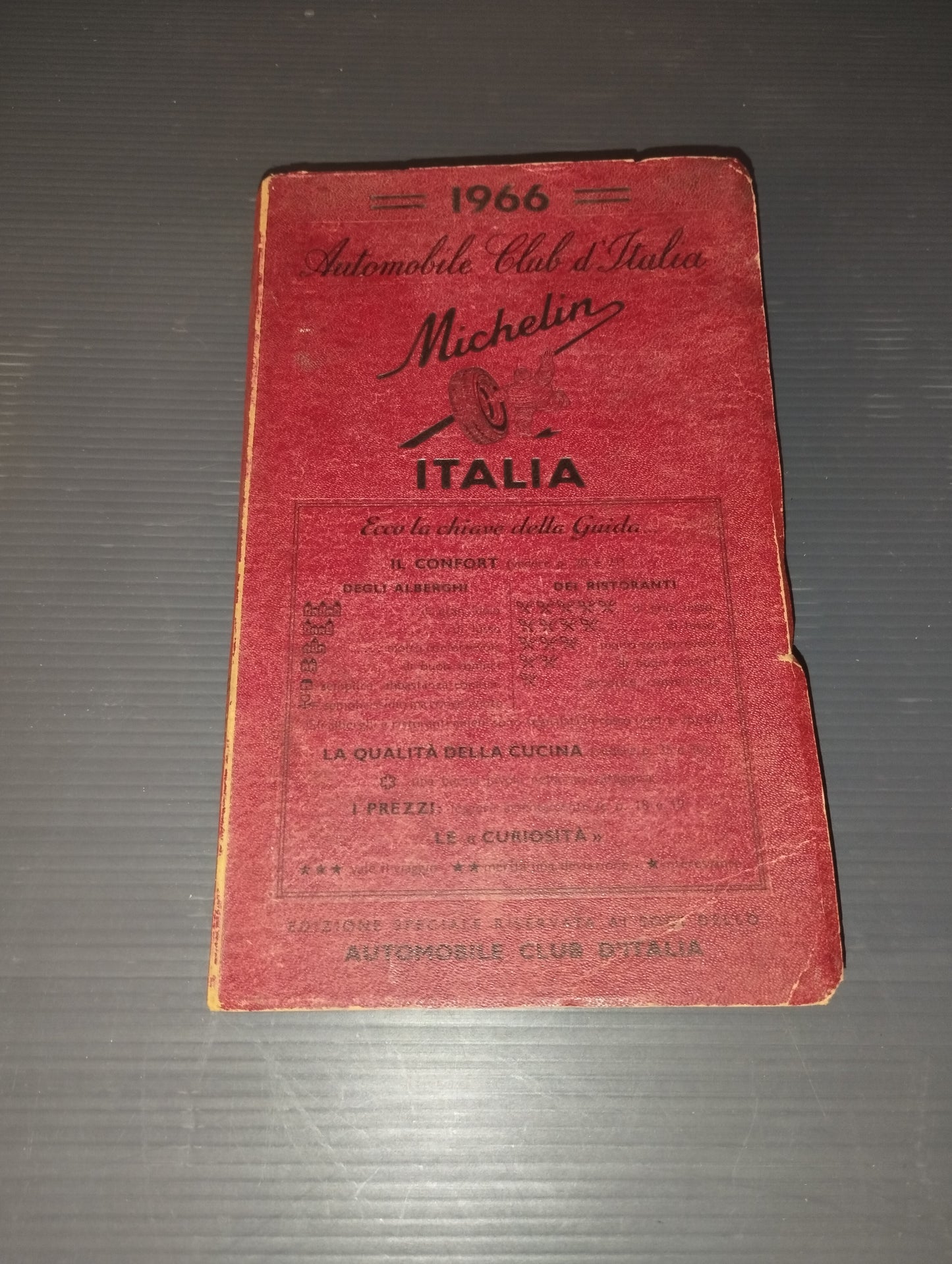 Michelin Guide Italy 1966

 Special Edition Reserved for Automobile Club Italia Members