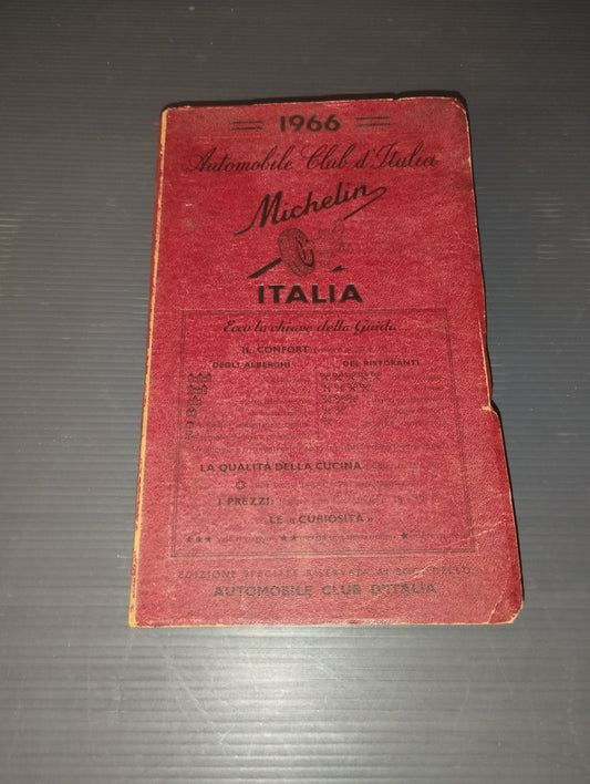 Michelin Guide Italy 1966

 Special Edition Reserved for Automobile Club Italia Members