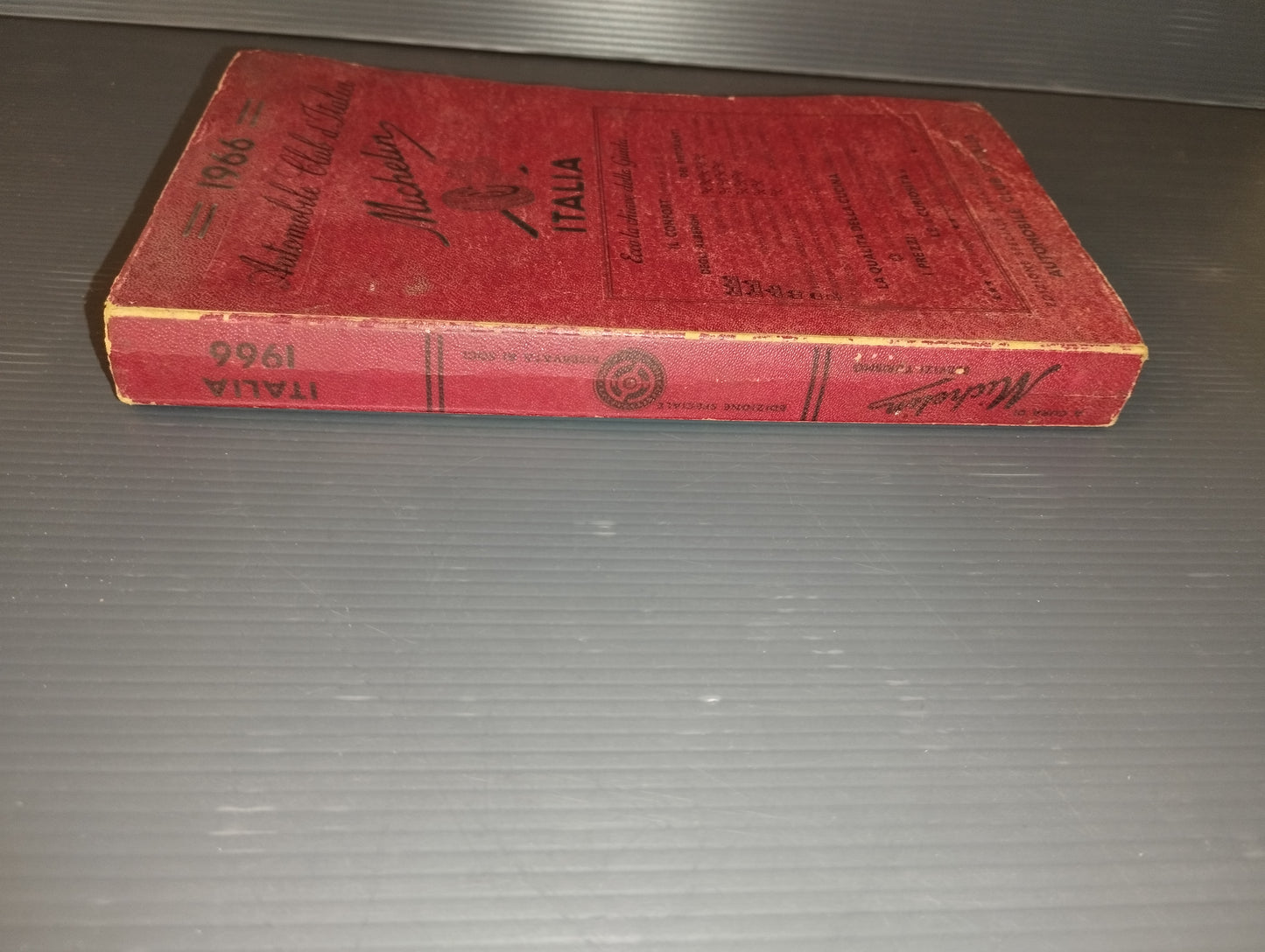 Michelin Guide Italy 1966

 Special Edition Reserved for Automobile Club Italia Members