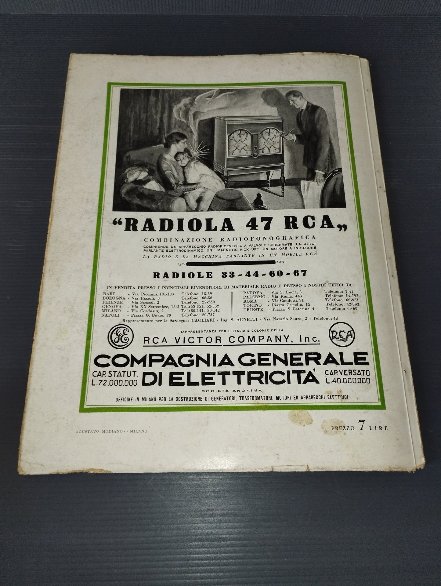 "La Casa Bella" magazine N.32 August 1930 year VIII