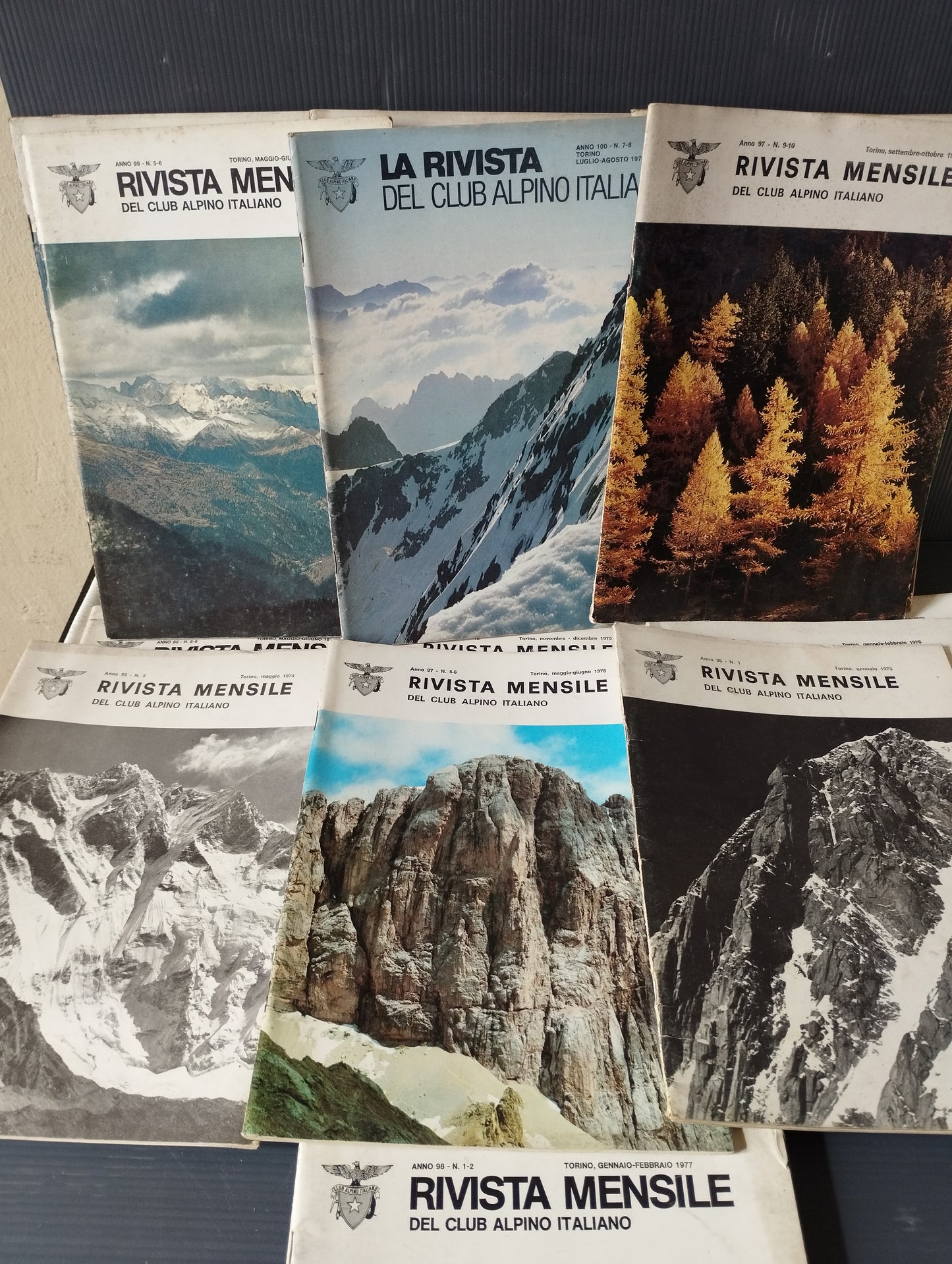 Lot 23 CAI Italian Alpine Club magazines

 Monthly